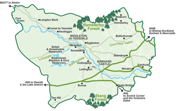 TEESDAle MAP places names